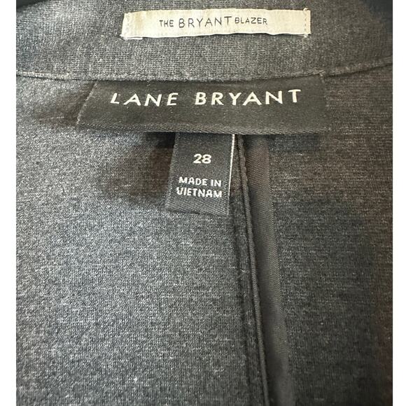 Lane Bryant Ponte Bryant Blazer – Dark Heather Gray – Size 28 Plus - Picture 5 of 8
